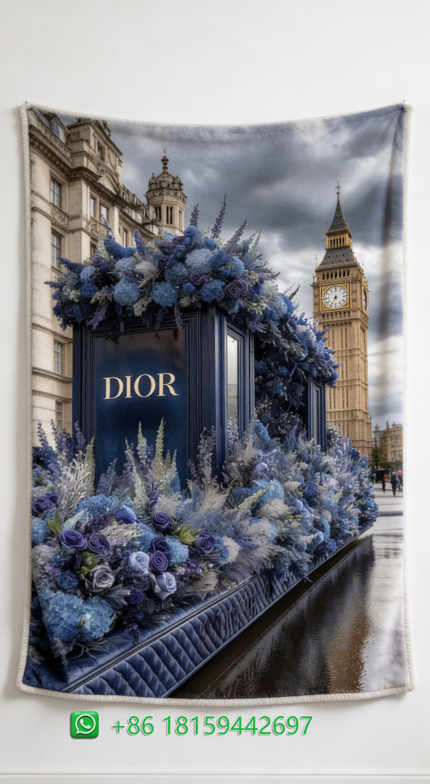 Dior Throw Blankets